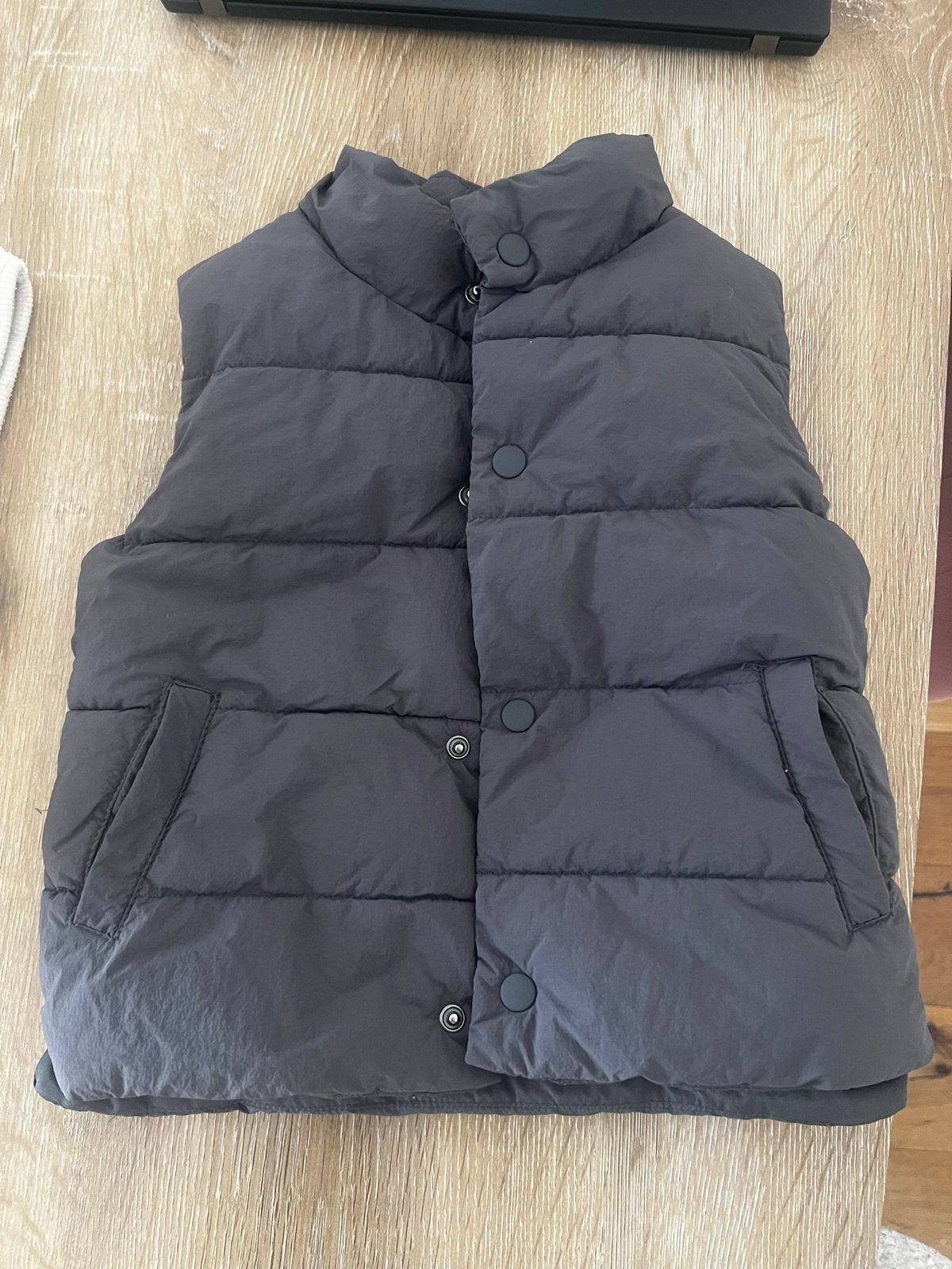 Bodywarmer donkergrijs zara maat 86, Ophalen of Verzenden, Zo goed als nieuw, Jasje