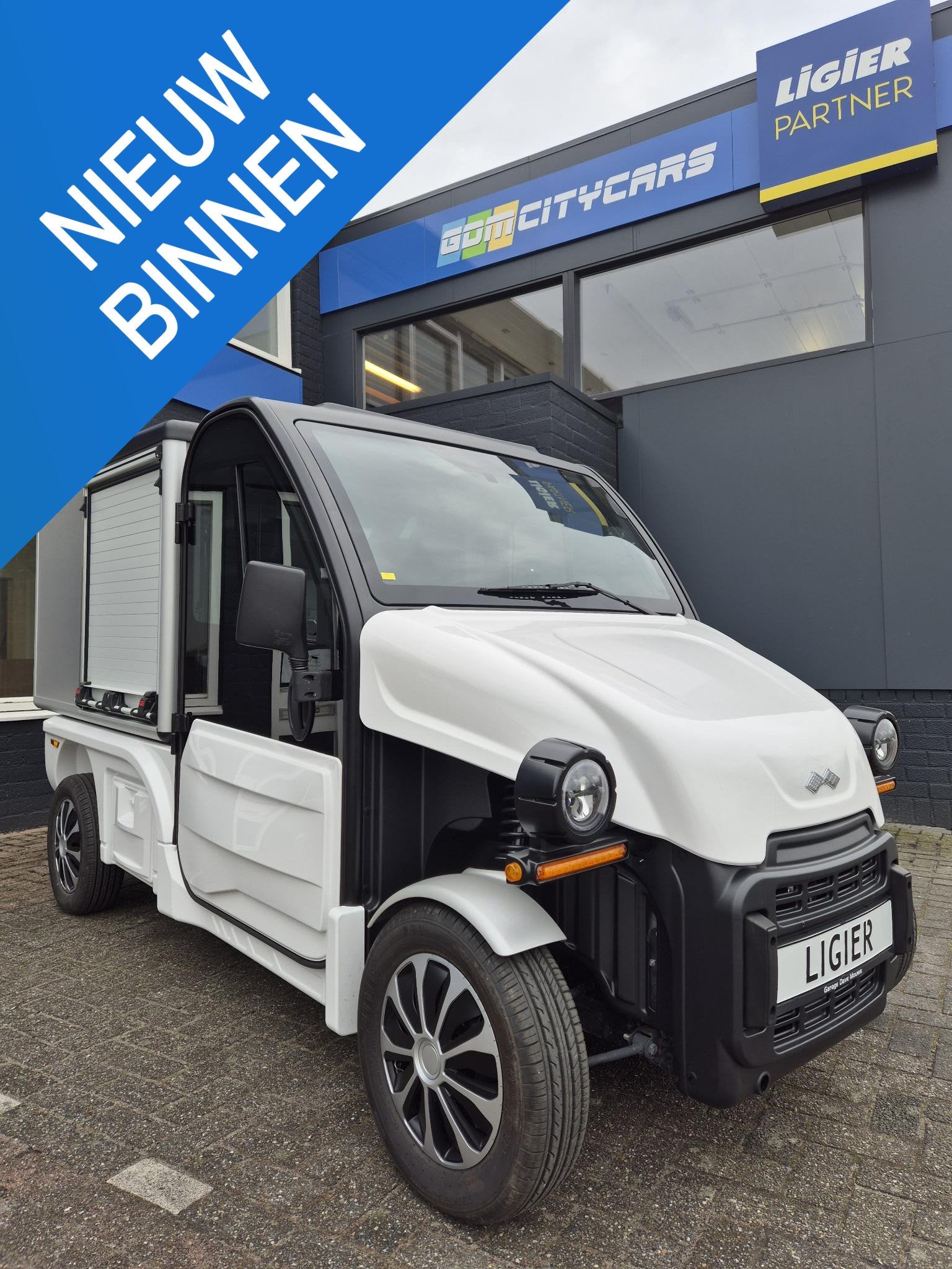 Ligier Pulse 4 9.6 Chassis Cabine elektrisch cargo voertuig, Urban Mobility Group Benelux, Info@urbanmobilitygroupbenelux.com