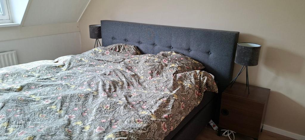 Mooie boxspring 180x200, Huis en Inrichting, Slaapkamer | Bedden, Ophalen, Gebruikt, Tweepersoons, 180 cm