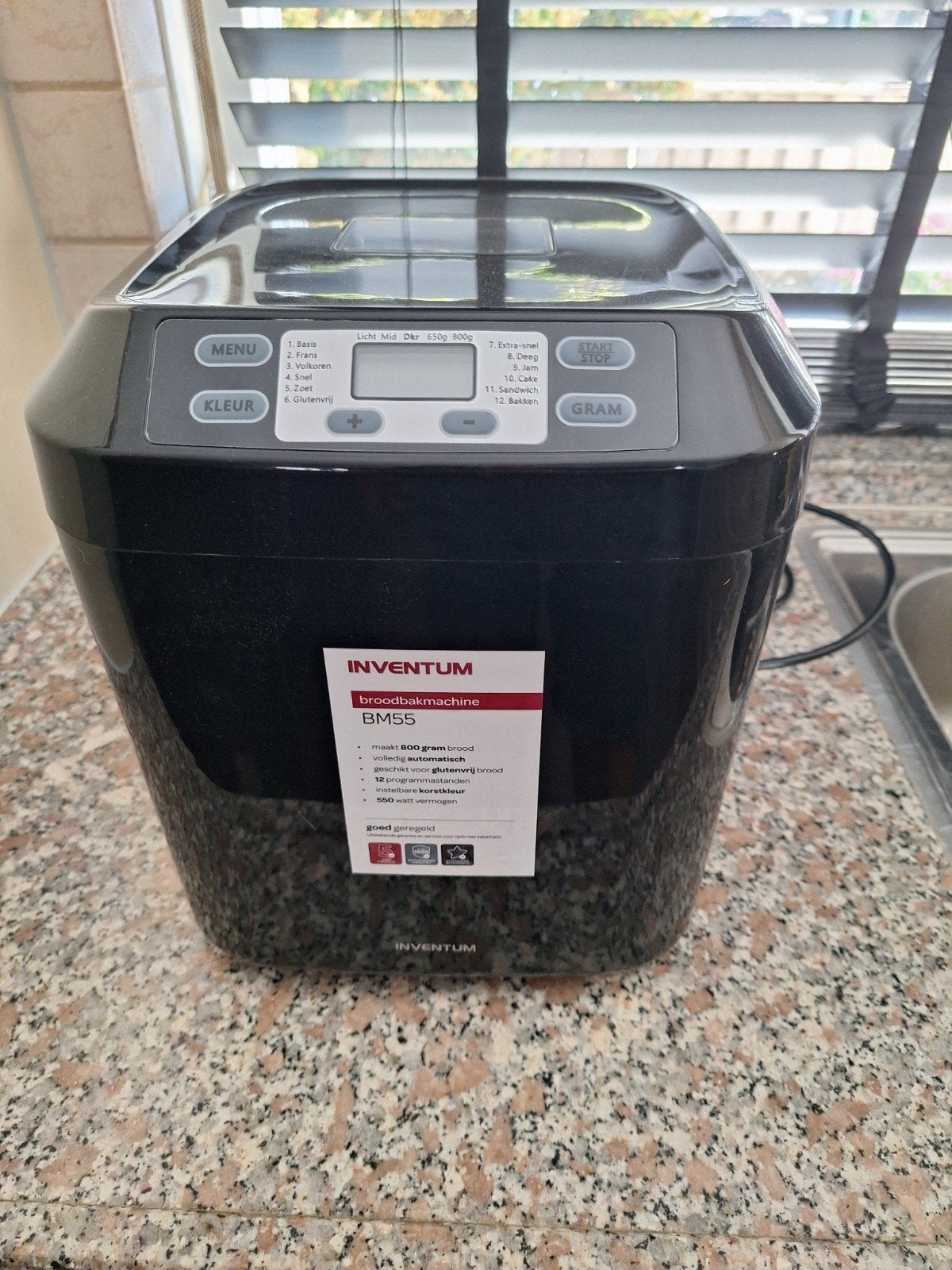 Inventum Broodbakmachine, Ophalen of Verzenden, Nieuw