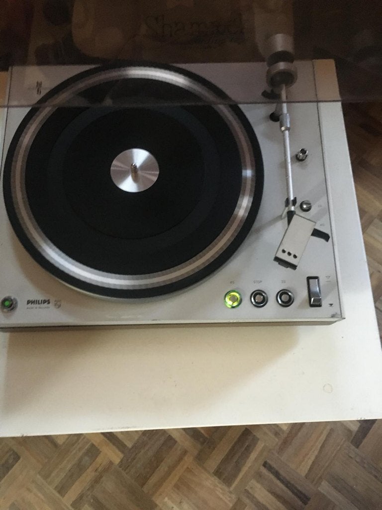 4 Philips platenspelers 212.MET GEBREKEN .€130.-, Audio, Tv en Foto, Platenspelers, Ophalen, Gebruikt, Philips, Pitch-regelaar