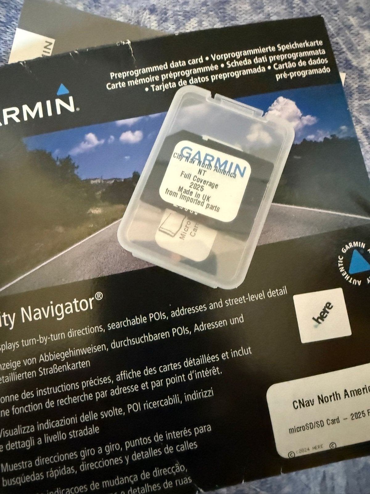 Garmin City Navigator North America NT MicroSD/SD Card, Auto diversen, Autonavigatie, Ophalen of Verzenden, Nieuw