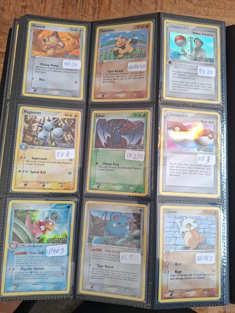 Stamped holo's delta species, Hobby en Vrije tijd, Verzamelkaartspellen | Pokémon, Gebruikt, Meerdere kaarten, Ophalen of Verzenden