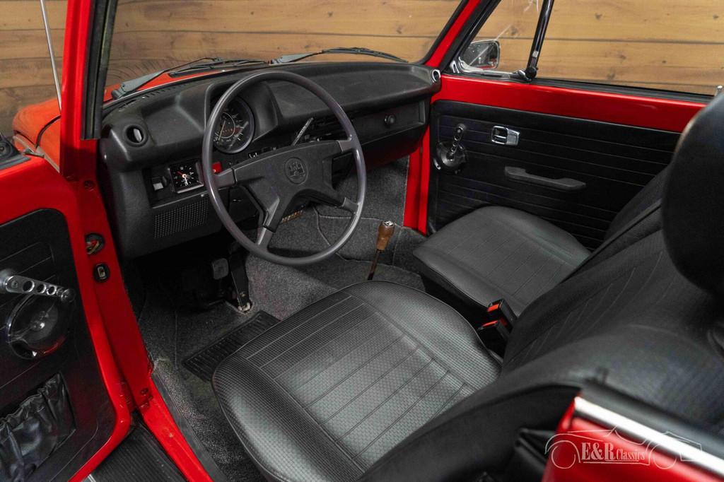 VW Kever Cabriolet | Gerestaureerd | Goede staat | 1976, Auto's, Oldtimers, Achterwielaandrijving, Zwart, Cabriolet, Bedrijf