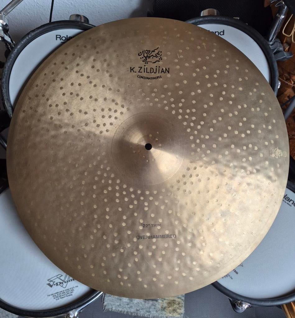 Zildjian K Constantinople 22" Over Hammered Ride, Ophalen of Verzenden, Overige soorten