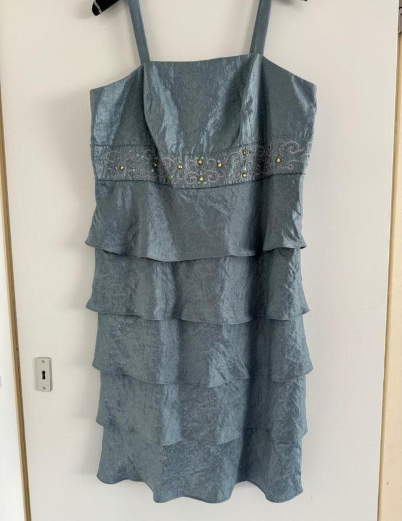 jurk van R&M Richards, Kleding | Dames, Gelegenheidskleding, Zo goed als nieuw, Cocktailjurk, Maat 38/40 (M), Blauw, Ophalen