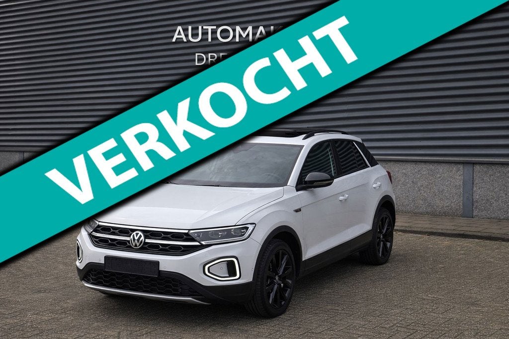 Volkswagen T-Roc 1.0 TSI 2023 Business Black Style/Pano/Led/, Auto's, Volkswagen, Bedrijf, Te koop, T-Roc, ABS, Achteruitrijcamera