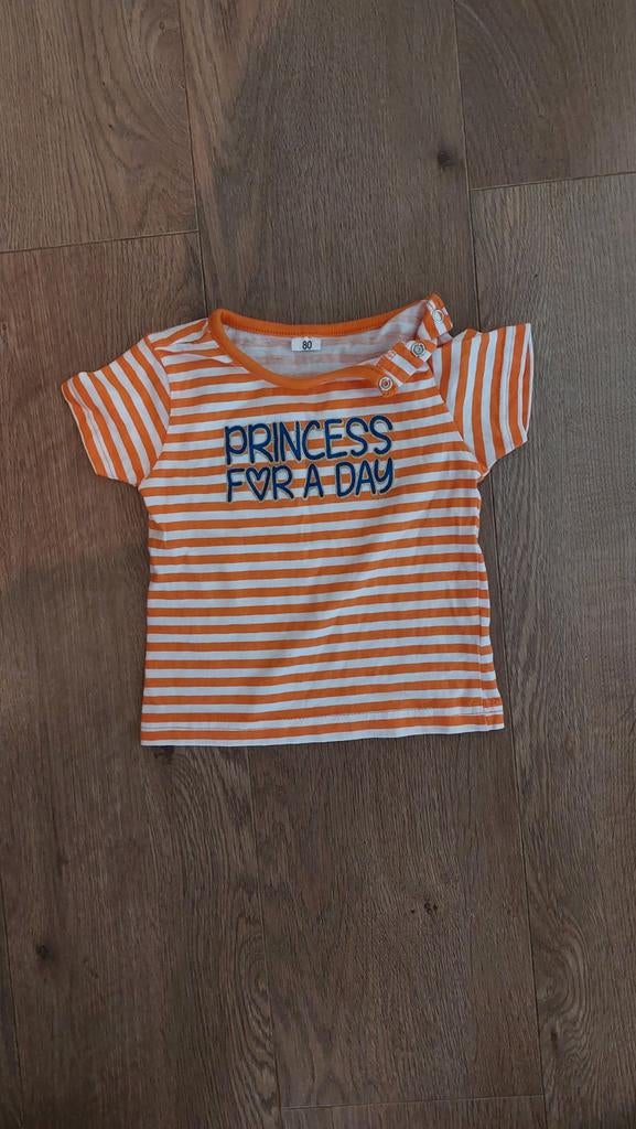T shirt voor koningsdag, Kinderen en Baby's, Babykleding | Maat 80, Ophalen of Verzenden, Zo goed als nieuw, Jongetje of Meisje