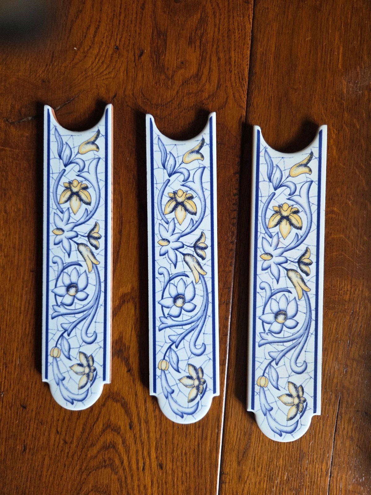 Prachtige partij originele Portugese Azulejos randtegels / s, Ophalen of Verzenden