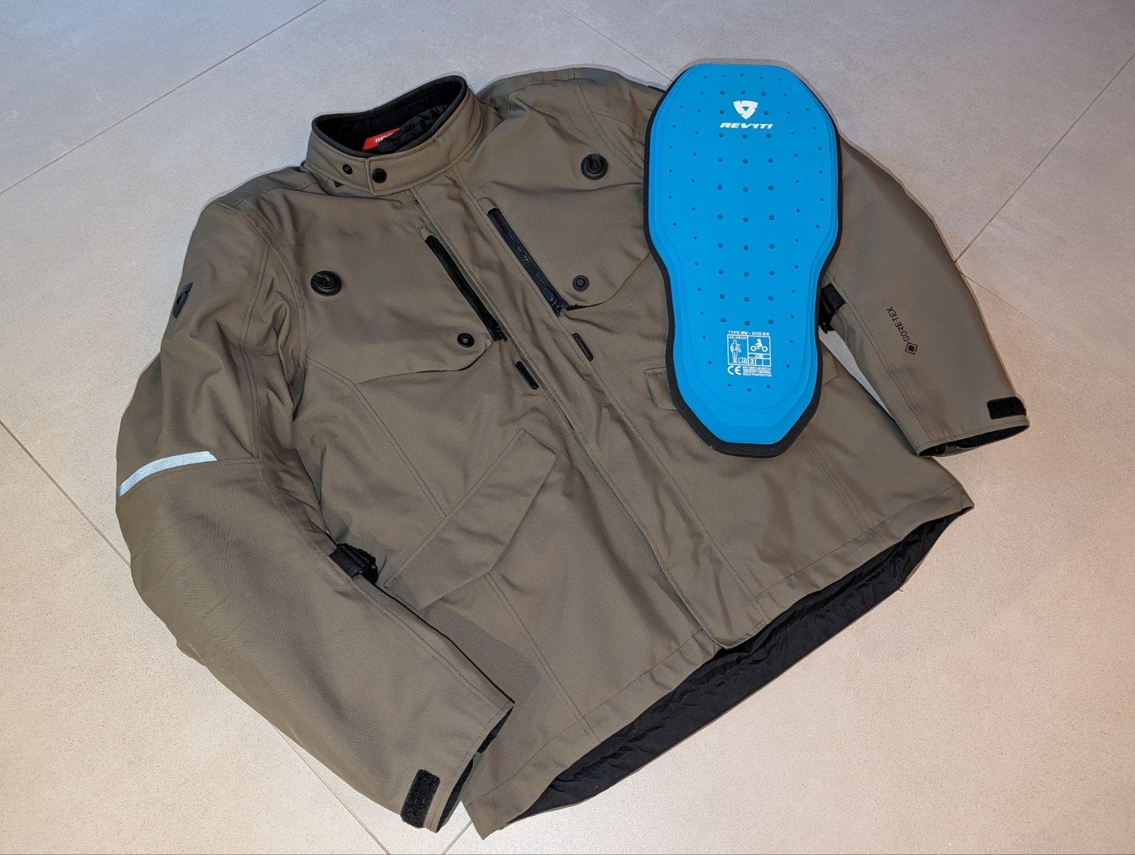 Rev'It! Trench GTX motorjas – maat XL – Groen, Ophalen, REV'IT!, Jas | textiel, Heren