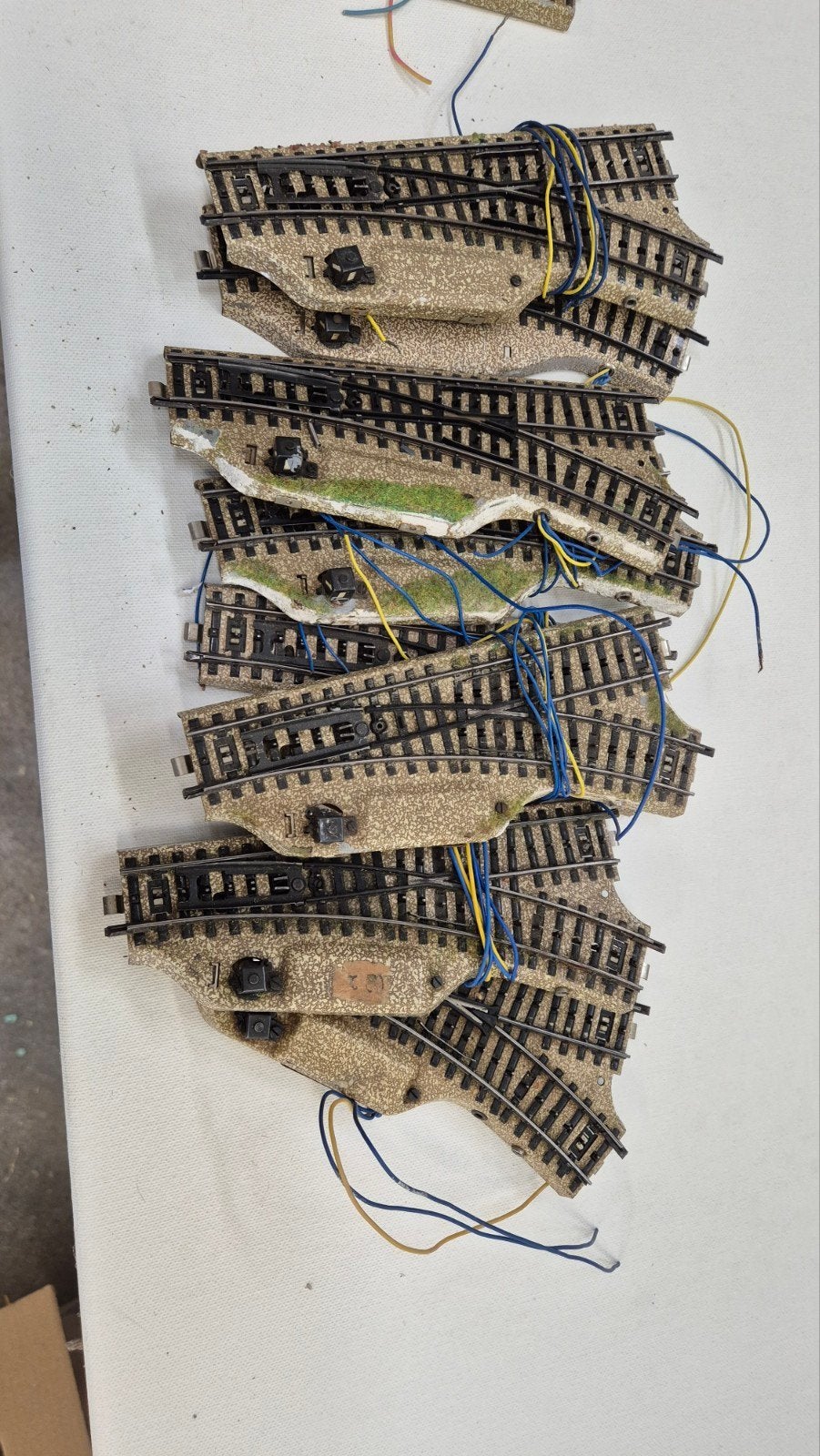 8x wissels Märklin elektrisch rechtsaf te koop, Wisselstroom, Gebruikt, Rails, Ophalen of Verzenden