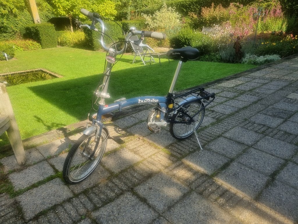 vouwfiets Buzbike, Ophalen, Velgrem, 16 tot 18 inch, Versnellingen