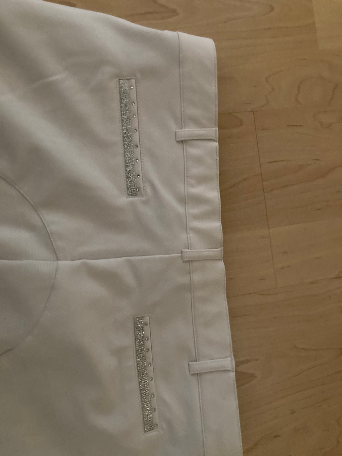 Witte dames rijbroek mt 42, Horka (1x gedragen), Dieren en Toebehoren, Paardrijkleding, Dressuur, Zo goed als nieuw, Dames, Onderkleding