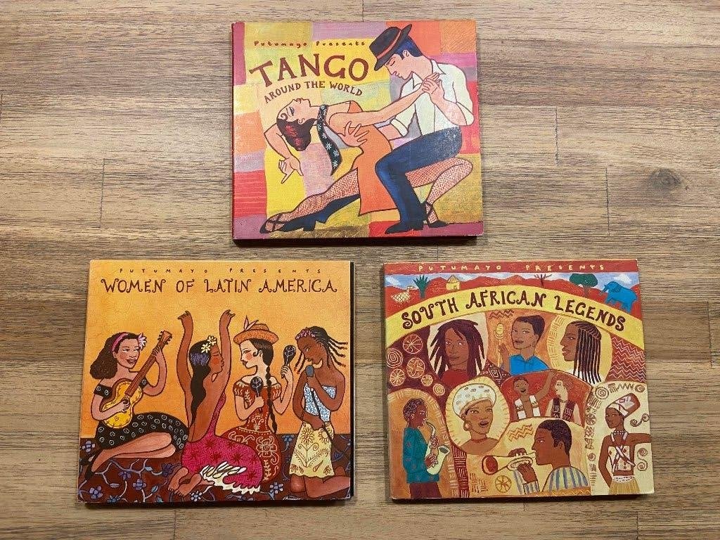 Putumayo cd's (3 stuks), Cd's en Dvd's, Ophalen of Verzenden, Gebruikt, Overige genres