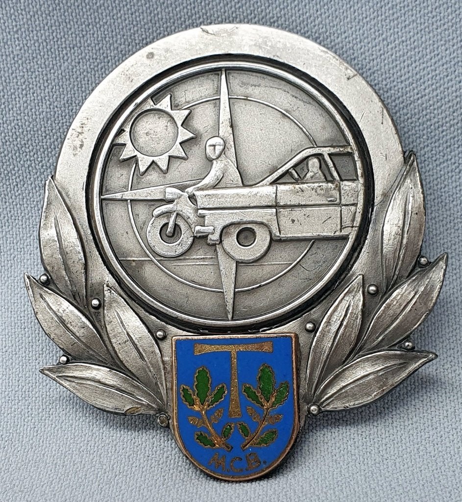 MCB plaquette, Verzamelen, Verzenden, Zo goed als nieuw, Auto's