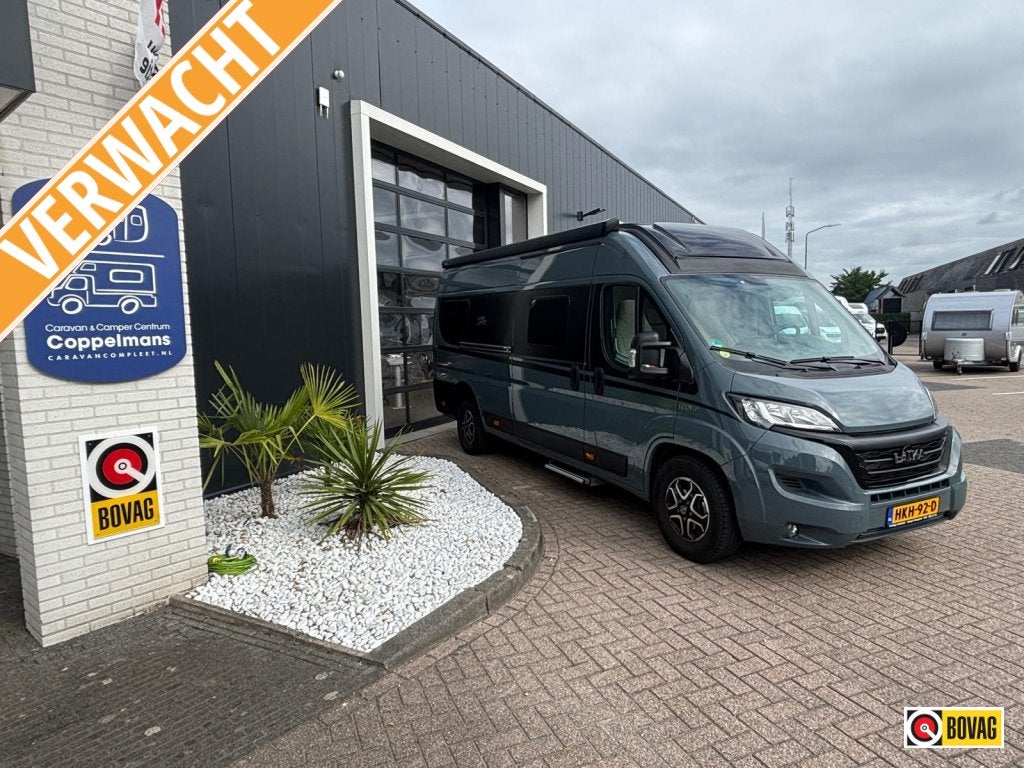 Laika Ecovip 645 unieke bus bomvol opties, Caravans en Kamperen, Automaat, Fiat, Tot en met 2, Bedrijf