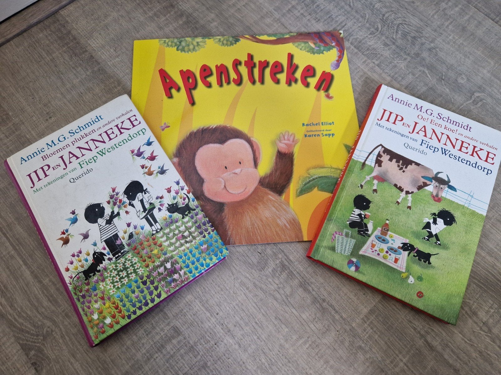 Jip en Janneke & Apenstreken Boekenpakket, Boeken, Ophalen of Verzenden, Zo goed als nieuw