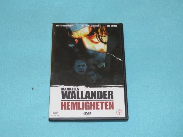 Zweedse DVD: Wallander - Hemligheten met Krister Henriksson, Vanaf 16 jaar, Ophalen of Verzenden, Zo goed als nieuw, Thriller