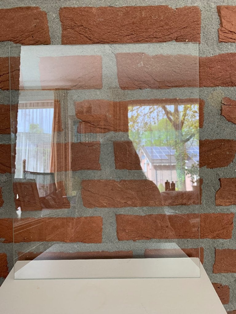 Glasplaat, 35 cm, Ophalen of Verzenden, Fotolijst, 28 cm