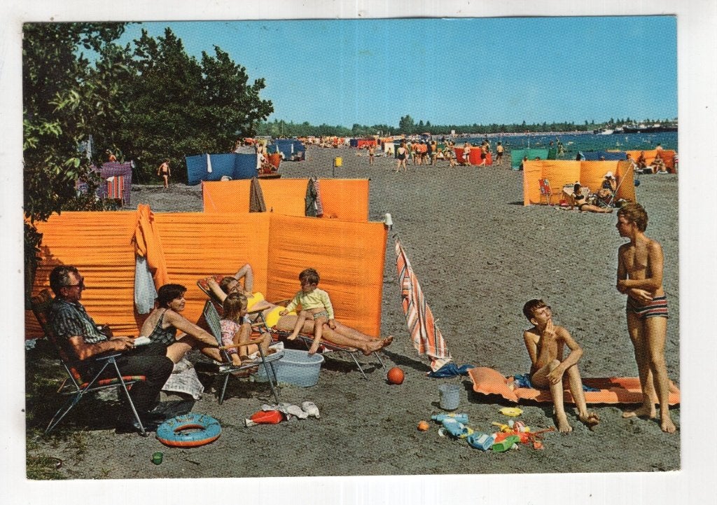 Elburg strand jaren -60, Verzenden, 1940 tot 1960, Gelopen, Gelderland