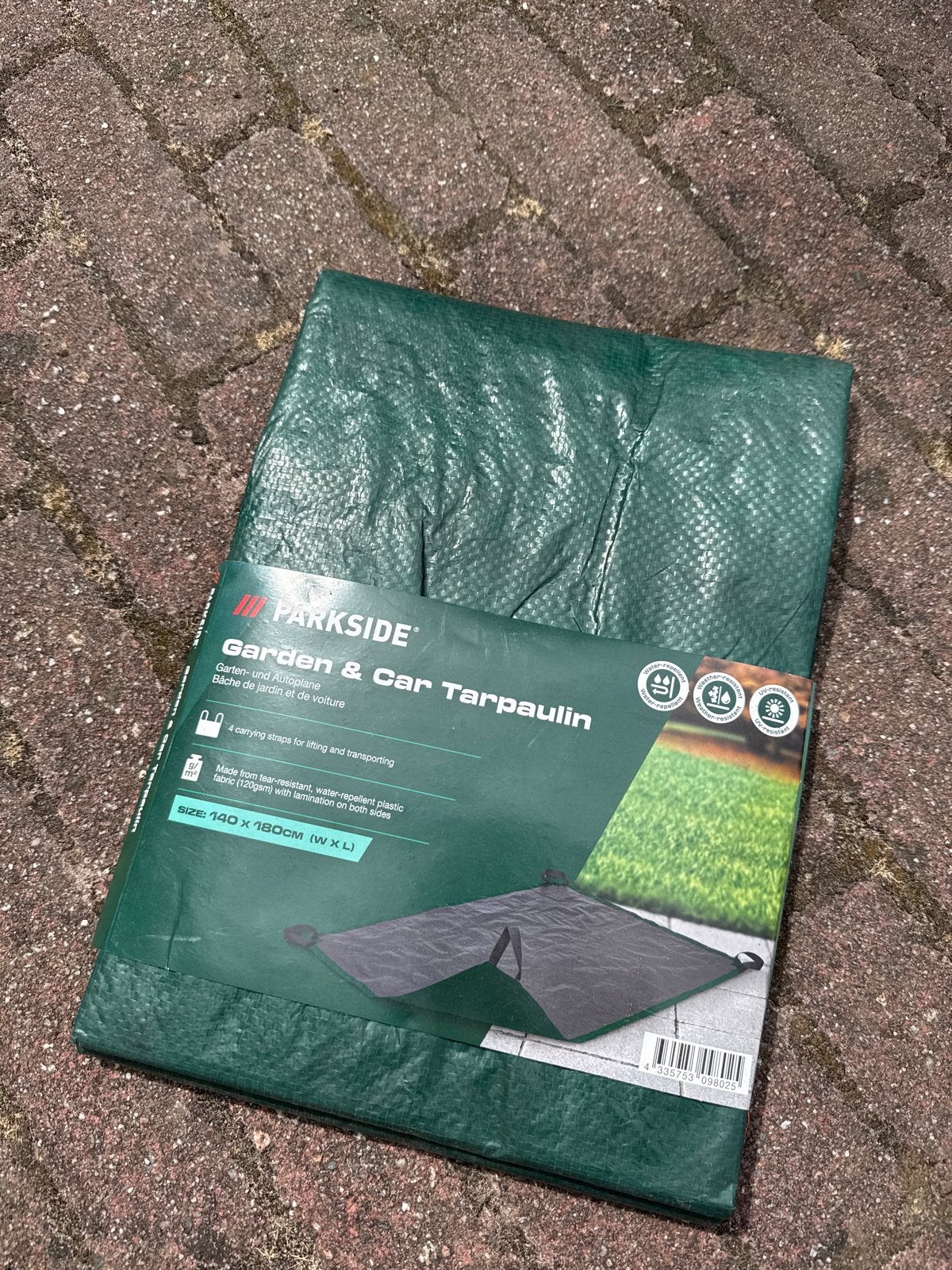 Nieuw autodekzeil / kofferbakbeschermer - Parkside 140x180cm, Auto diversen, Ophalen of Verzenden, Nieuw