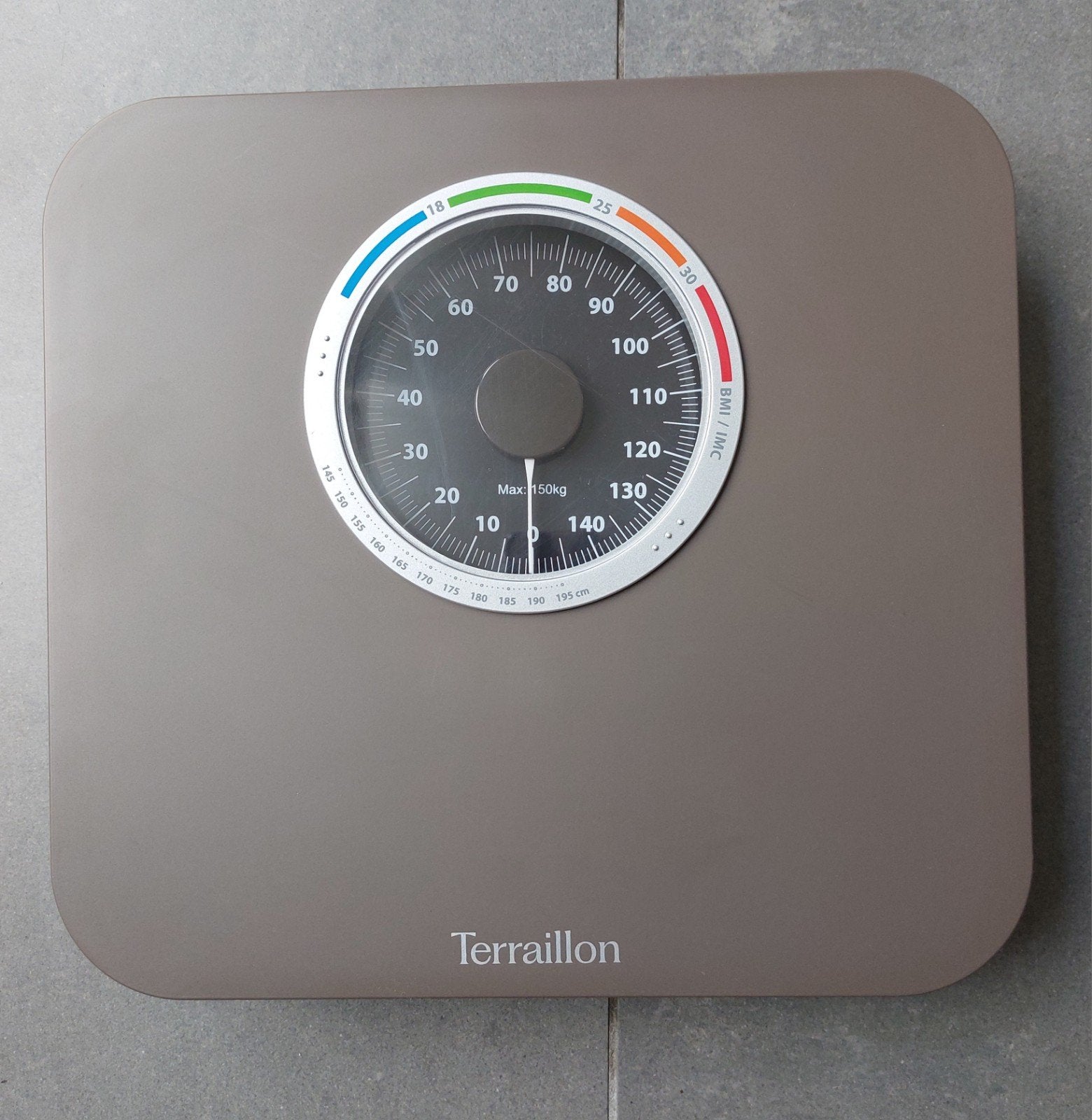 Terraillon Personenweegschaal - Zo goed als nieuw, Ophalen, 100 kg of meer, Zo goed als nieuw, Personenweegschaal