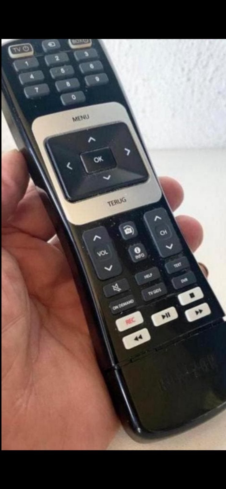 goede ZIGGO ‘HORIZON’ MEDIABOX AFSTANDSBEDIENING, Ophalen of Verzenden, Gebruikt, Origineel, Tv