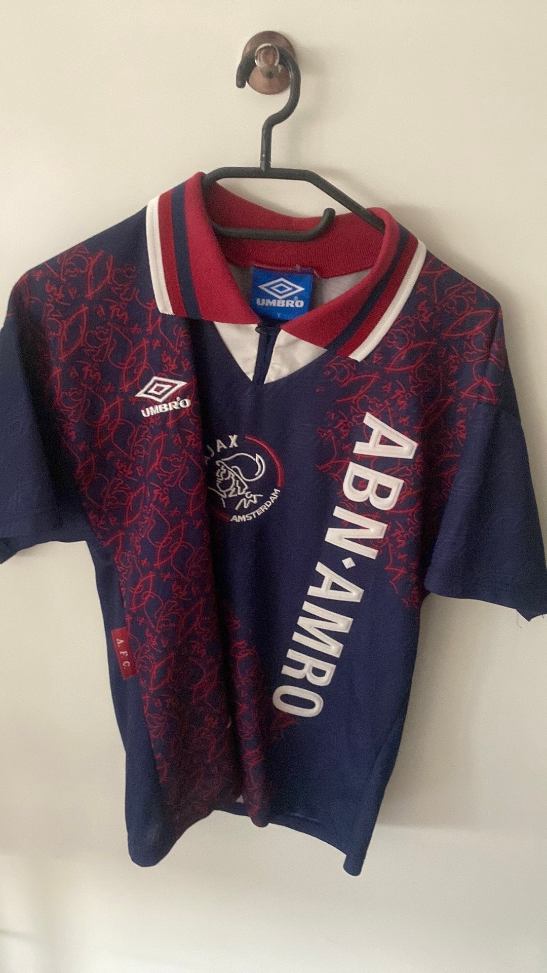 Retro ajax shirt 1995 origineel voetbalshirt, Ophalen of Verzenden, Zo goed als nieuw, Shirt