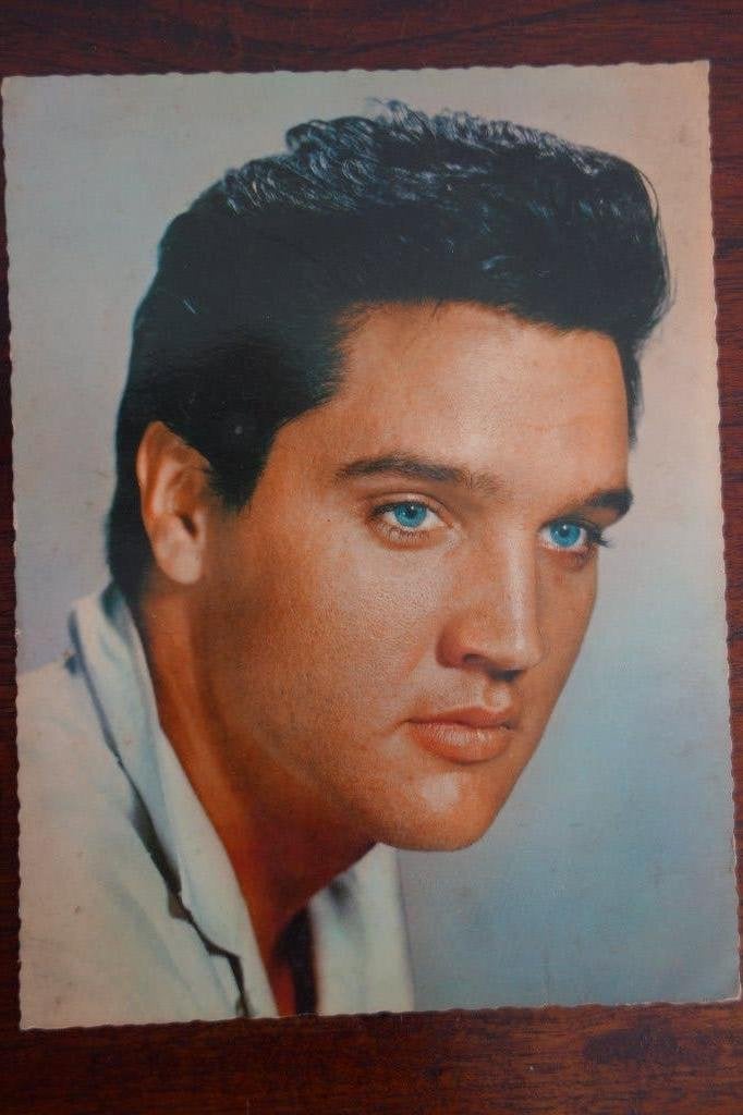 Briefkaart Elvis Presley grootformaat, Ophalen of Verzenden, Zo goed als nieuw, Foto of Kaart