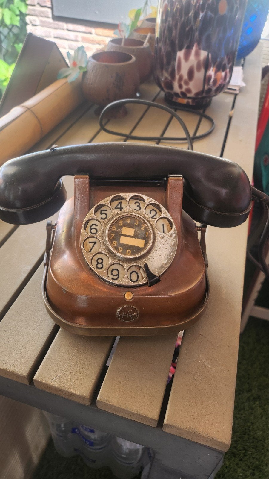 Vintage RTT-56 Draaischijf Telefoon - Bakeliet, Ophalen of Verzenden