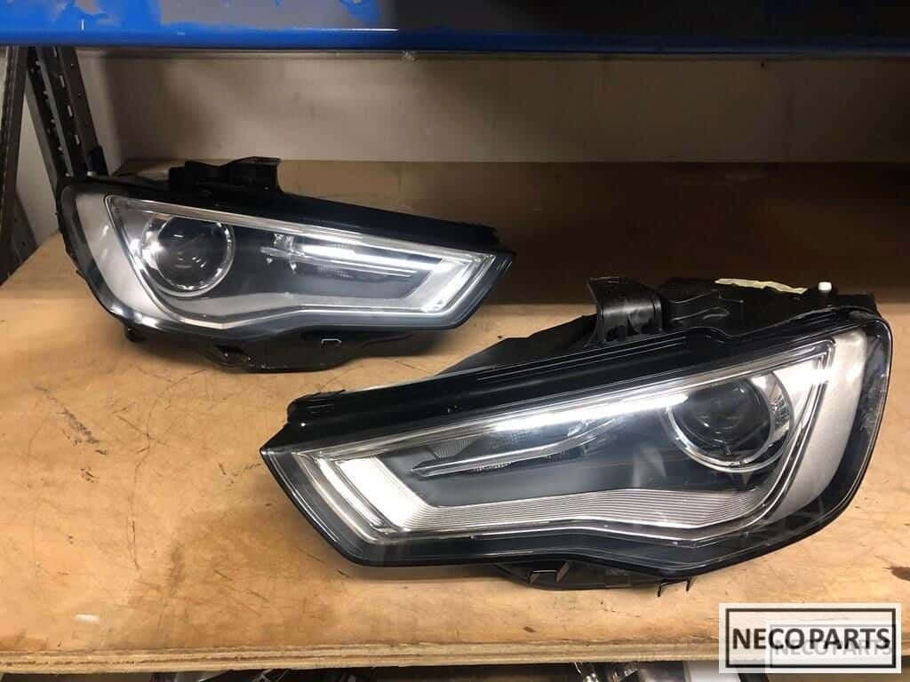 AUDI A3 8V XENON LED KOPLAMPEN SET ORIGINEEL, Auto-onderdelen, Verlichting, Gebruikt, -, -, -