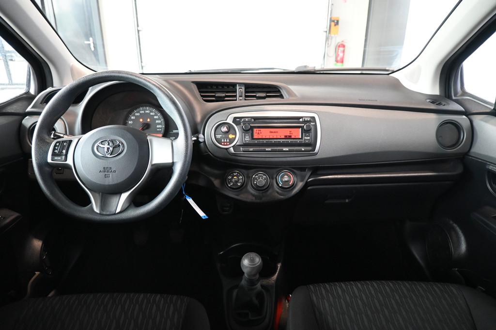 Toyota Yaris 1.0 VVT-i Now Airco Elektrisch Pakket 1e Eigena, Euro 5, Met garantie (alle), Zwart, Origineel Nederlands