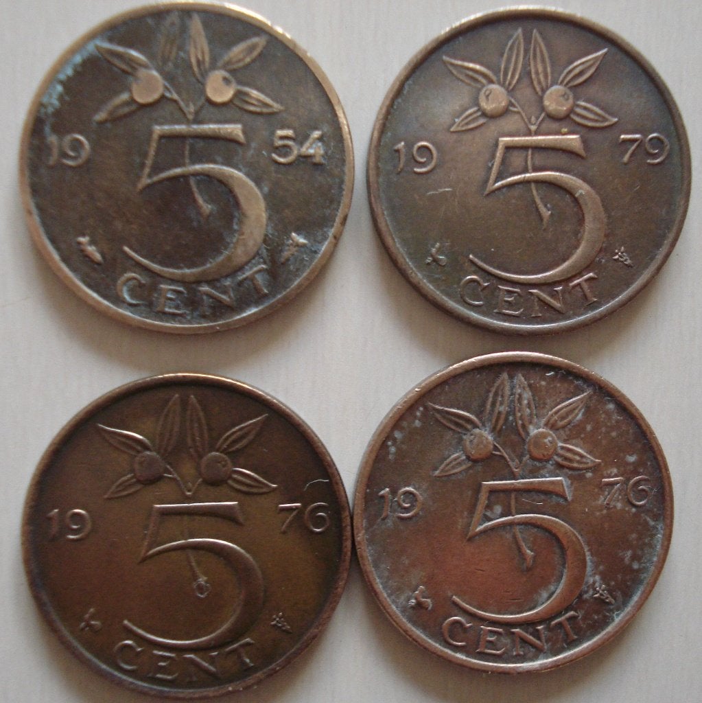 Munt Ned 5 cent, Ophalen of Verzenden, Koningin Juliana, 5 cent, Losse munt