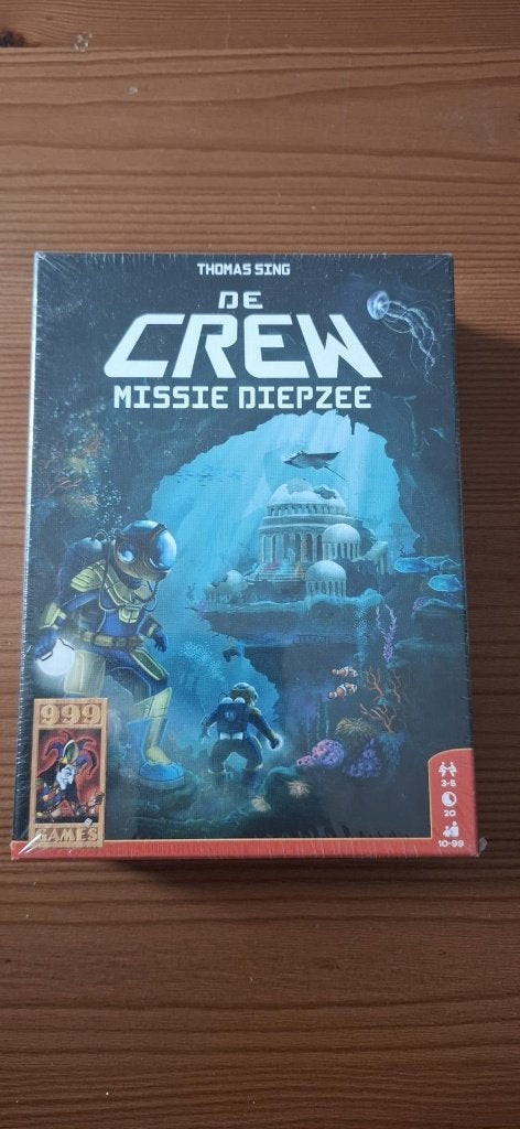 999Games De Crew Missie Diepzee, Vijf spelers of meer, Ophalen of Verzenden, Nieuw, 999 Games