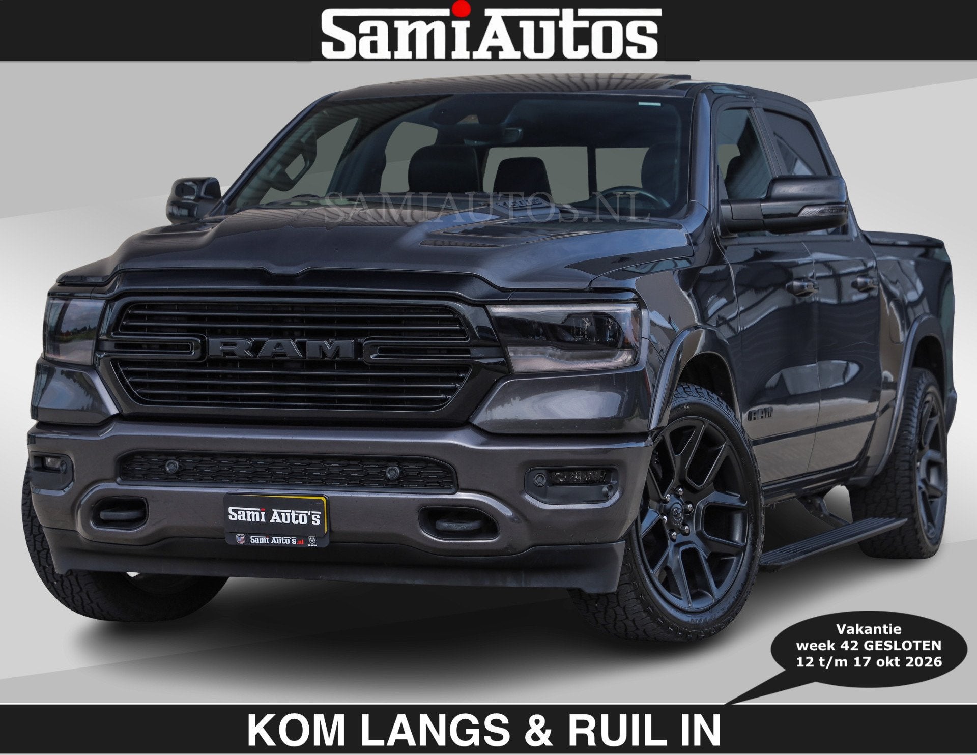Dodge Ram SPORT 5.7 V8 402PK | €54950,- excl | LUCHTVERING, Auto's, Automaat, Dealer onderhouden, 5654 cc, Met garantie (alle)