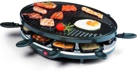 Domo DO9038G gourmetset elektrisch barbecue, Ophalen of Verzenden, Nieuw, 8 personen of meer
