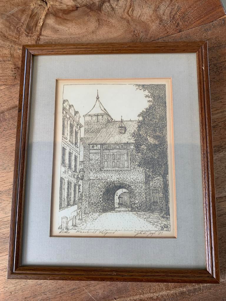 Ets van John de Jongh - Kasteelpoort 1985, Ophalen of Verzenden