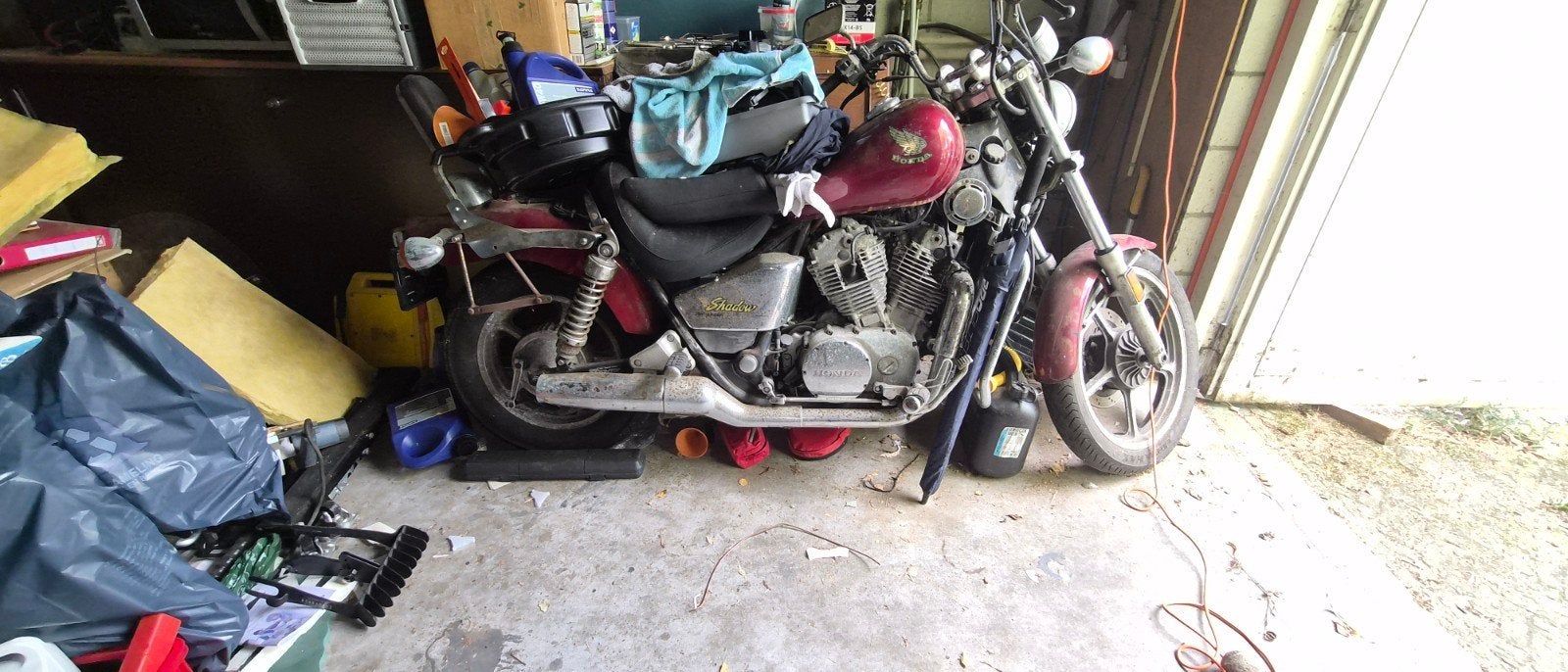 schuurvondst honda VT 700 C UIT 1986, 700 cc, 2 cilinders, Chopper, Gebruikt