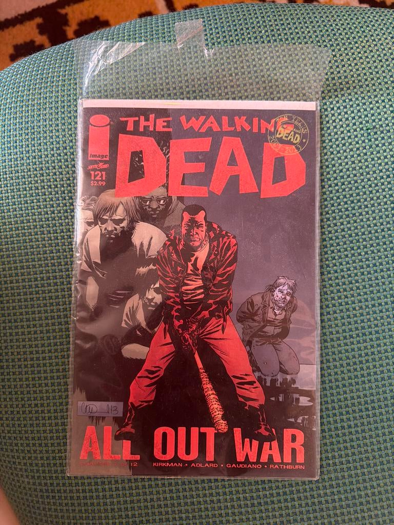 The Walking Dead #121 - All Out War (Image Comics), Boeken, Stripboeken, Gelezen, Eén stripboek, Ophalen of Verzenden