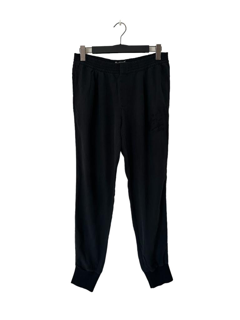 Vince broek M, Kleding | Dames, Broeken en Pantalons, Zo goed als nieuw, Maat 38/40 (M), Zwart, Lang, Verzenden