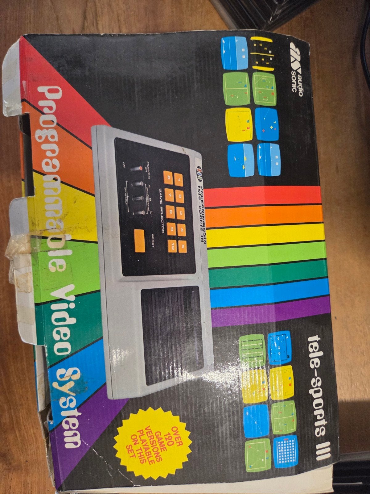 Audio Sonic Tele-Sports III - Vintage Console(werking onbeke, Spelcomputers en Games, Ophalen of Verzenden, Overige merken, Niet werkend