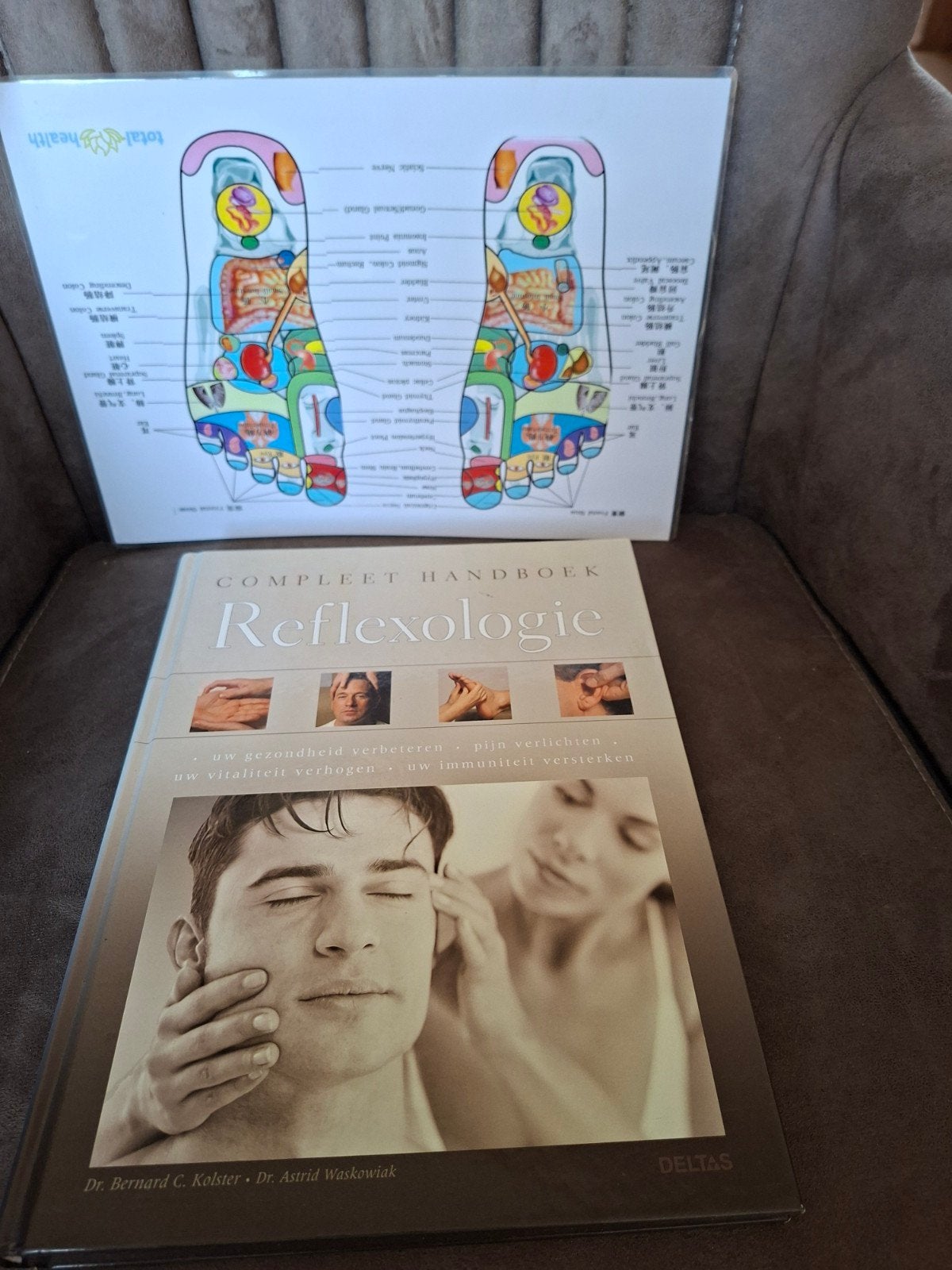 Compleet Handboek Reflexologie + Voetreflexologie Kaart, Boeken, Esoterie en Spiritualiteit, Meditatie of Yoga, Dr. Bernard C. Kolster, Dr. Astrid Wuskowiak