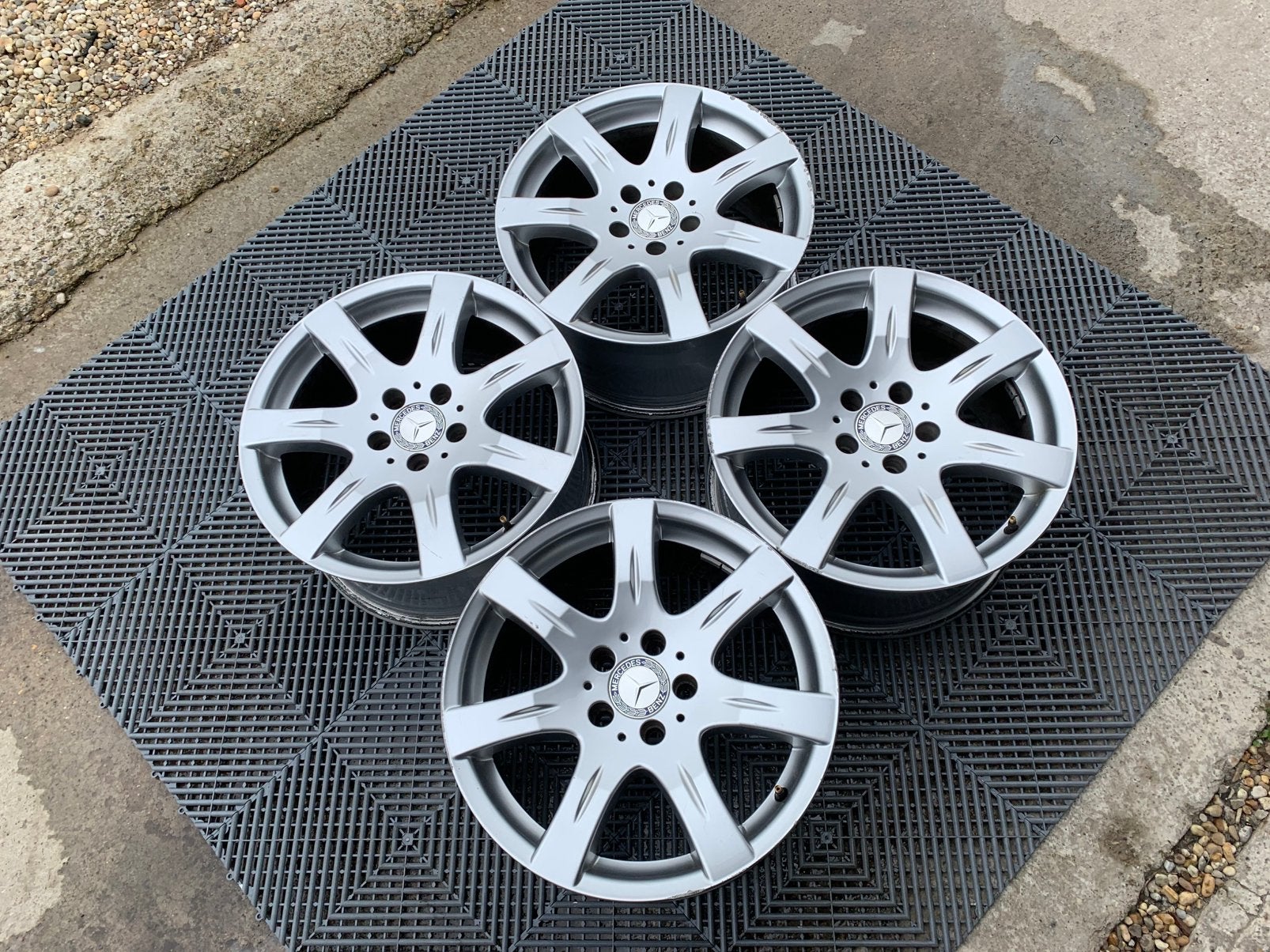 18 inch orginele Mercedes set ! 5x112, Ophalen of Verzenden, 18 inch, Velg(en)