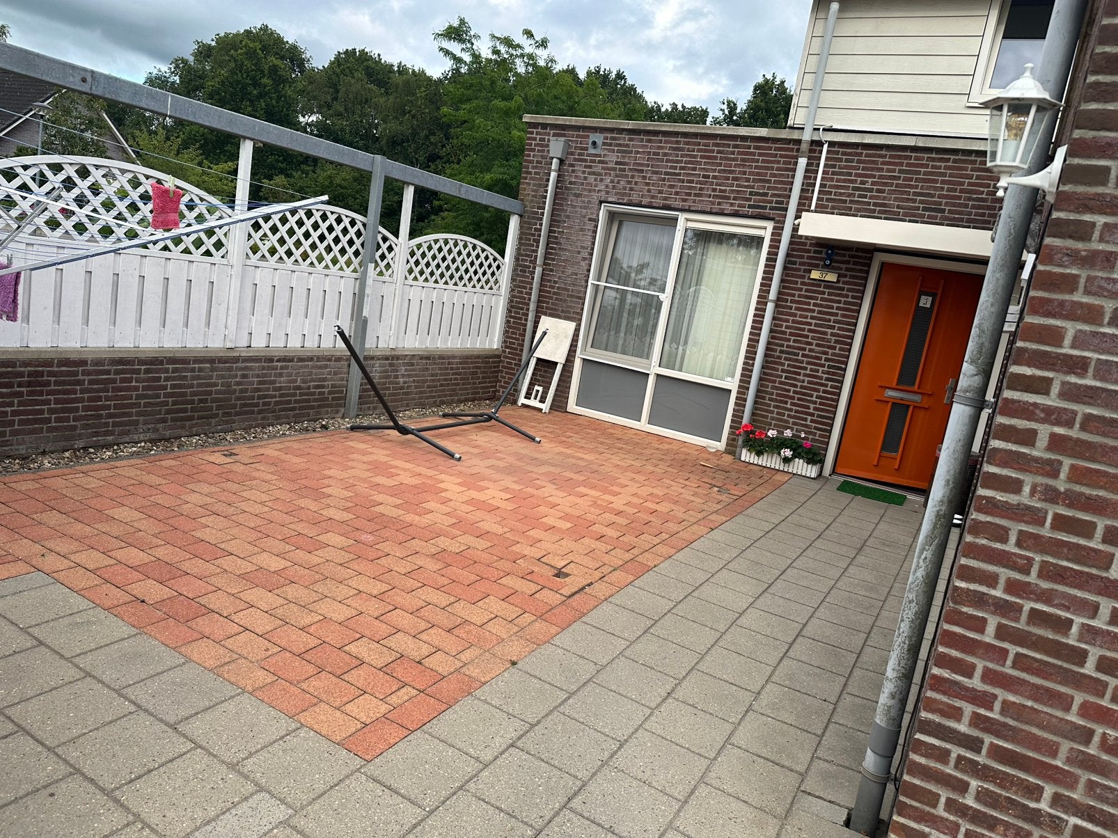 Gratis Tuintegels - 45 m², Tuin en Terras, Gebruikt, Ophalen of Verzenden, 10 m² of meer, Beton