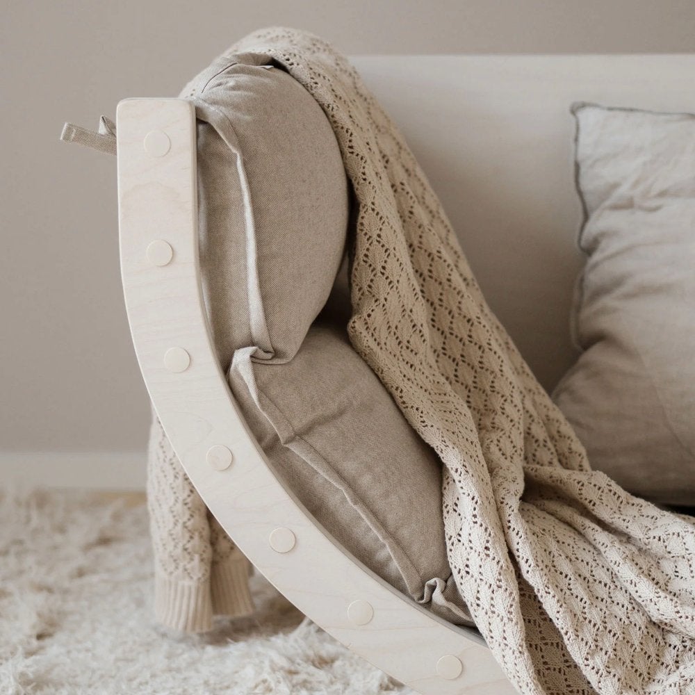Fitwood Kaura klimboog kussen beige, Ophalen, Zo goed als nieuw