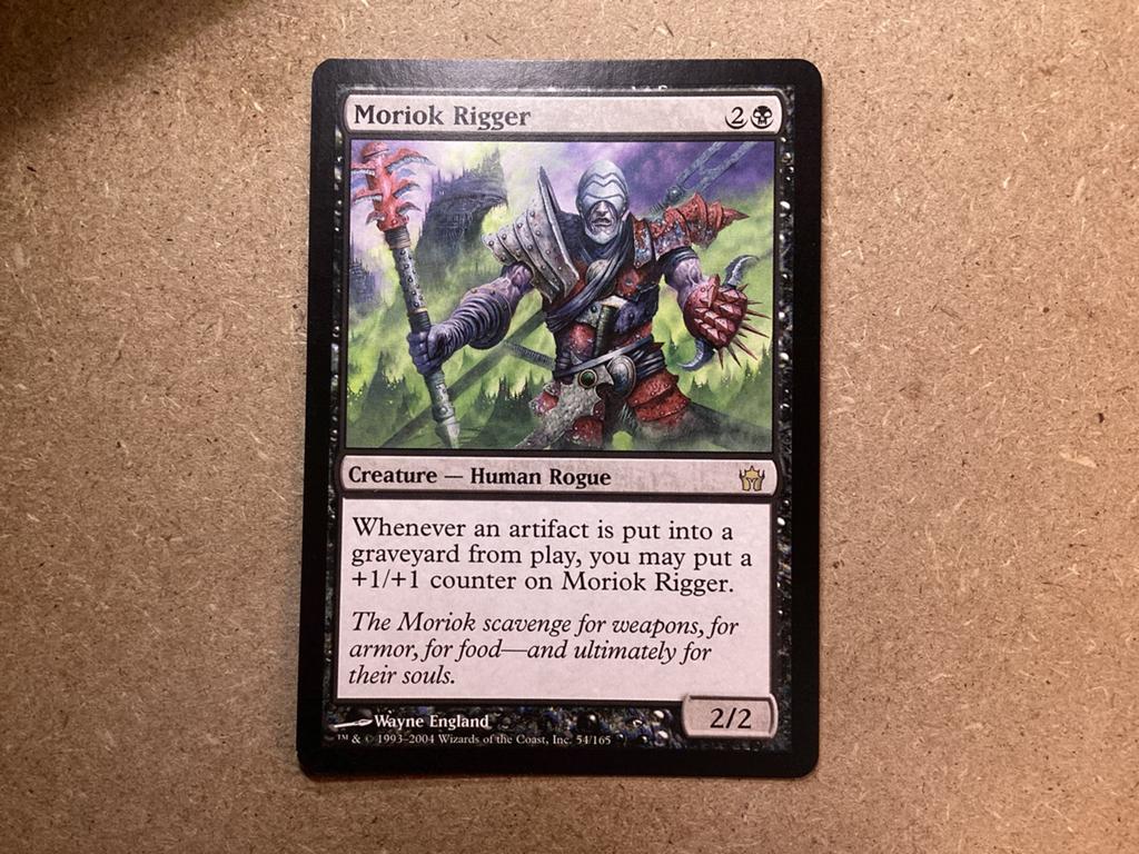 1x Moriok Rigger [054/165] (Excellent), Ophalen of Verzenden, Zo goed als nieuw, Losse kaart