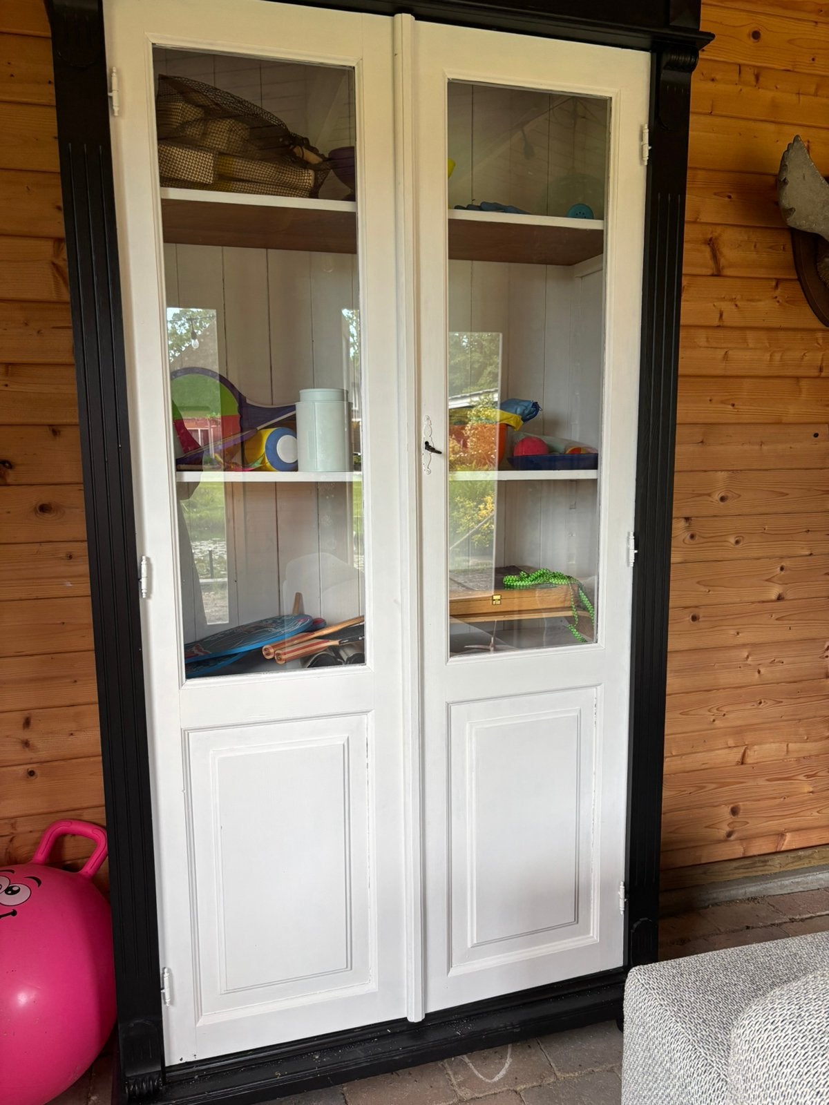 Wit geverfde kastdeuren, Ophalen, Gebruikt, 80 tot 100 cm, Overige typen