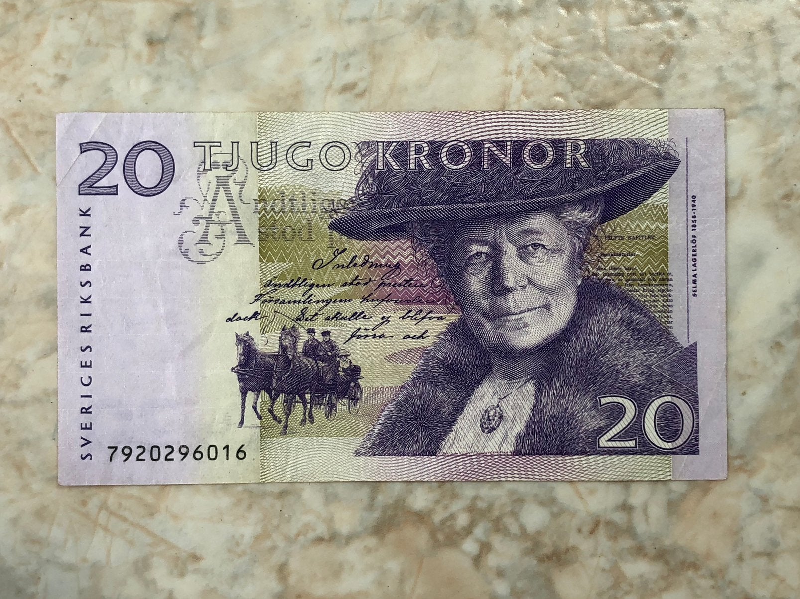 20 kronor 2007, Zweden., Verzenden, Overige landen, Los biljet