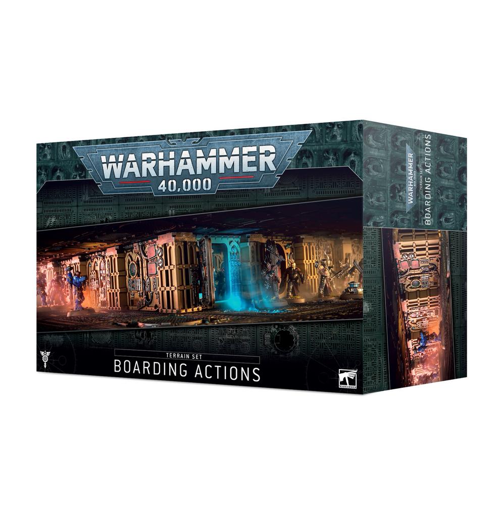 Warhammer 40.000: Boarding Actions Terrein + Into the Dark, Ophalen of Verzenden, Zo goed als nieuw