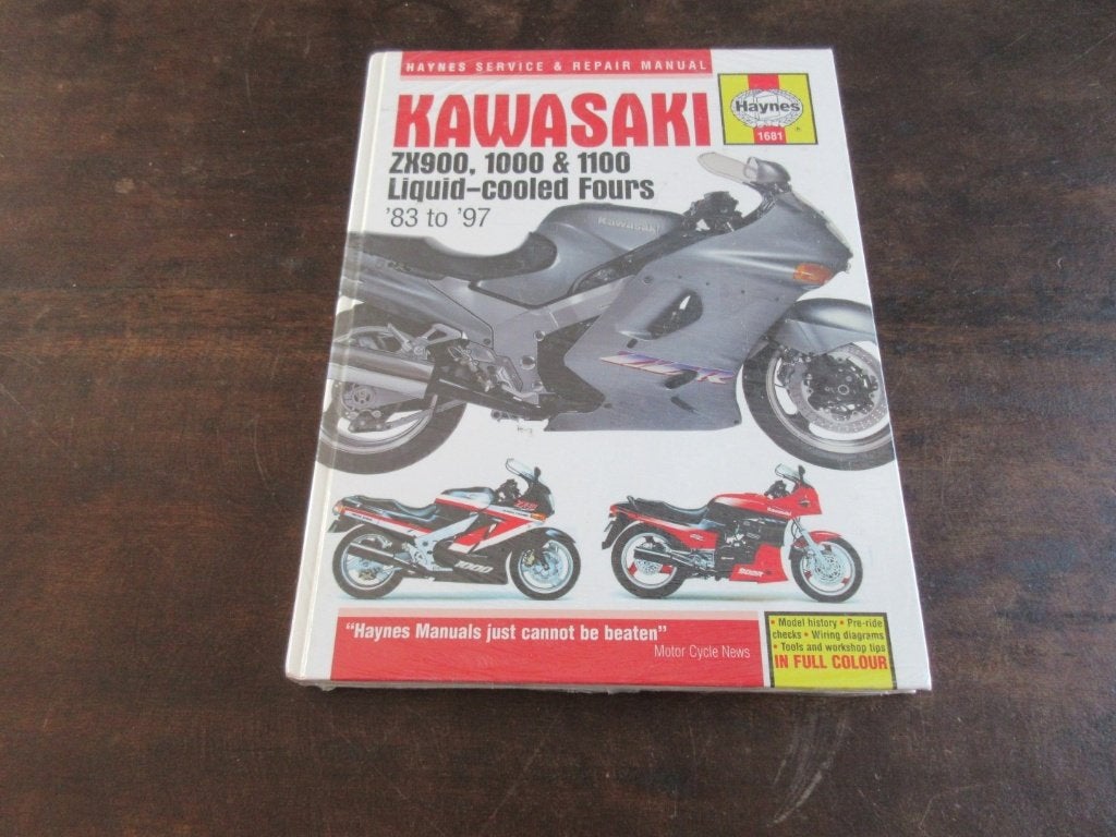 Kawasaki ZX900 ZX1000 ZX1100 werkplaatshandboek manual, Motoren, Ophalen of Verzenden, Kawasaki
